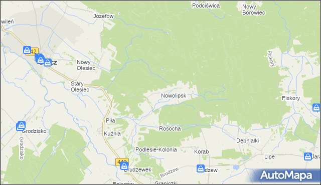 mapa Nowolipsk, Nowolipsk na mapie Targeo