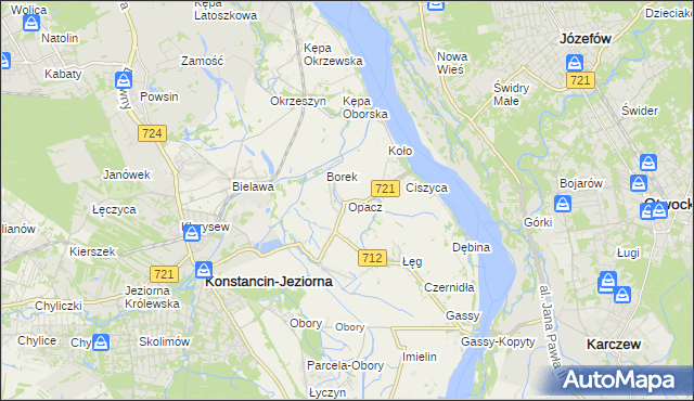mapa Opacz, Opacz na mapie Targeo