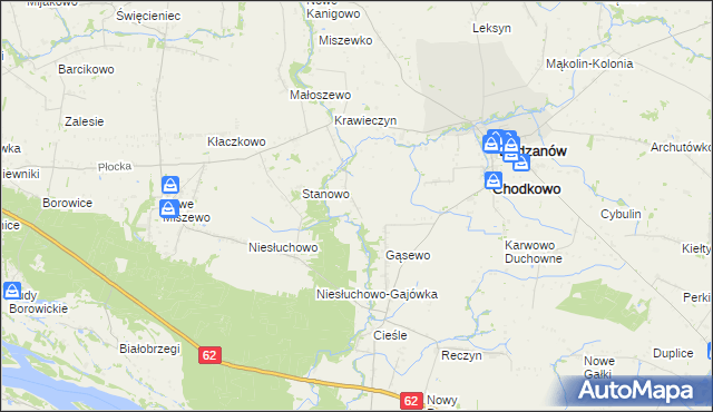 mapa Osmolinek, Osmolinek na mapie Targeo
