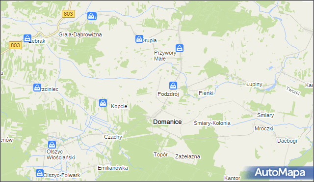 mapa Podzdrój, Podzdrój na mapie Targeo
