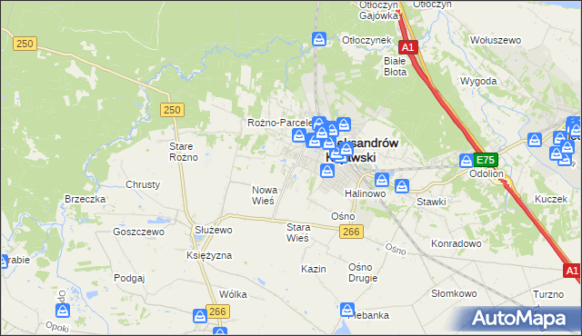 mapa Rudunki gmina Aleksandrów Kujawski, Rudunki gmina Aleksandrów Kujawski na mapie Targeo