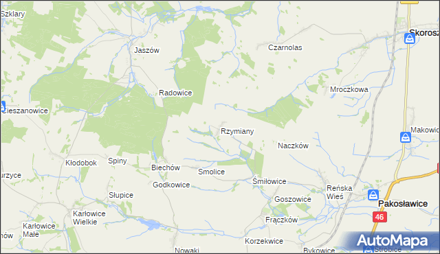 mapa Rzymiany, Rzymiany na mapie Targeo