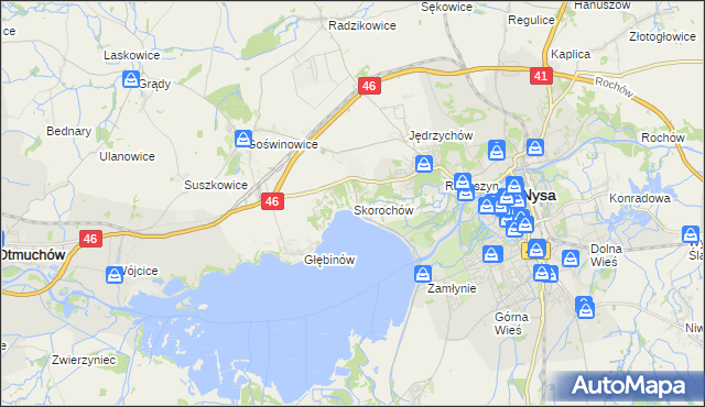 mapa Skorochów, Skorochów na mapie Targeo
