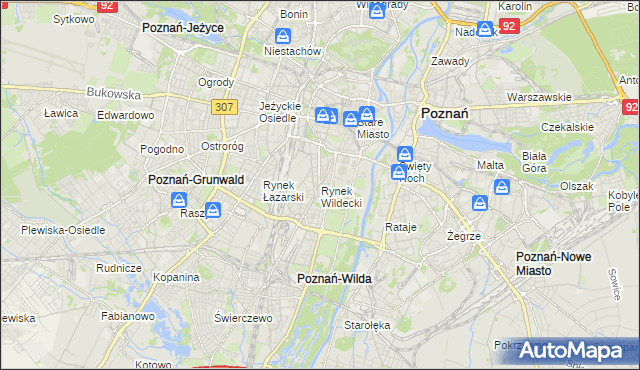 mapa Rynek Wildecki, Rynek Wildecki na mapie Targeo