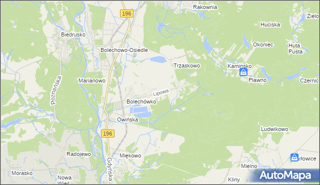 mapa Potasze, Potasze na mapie Targeo