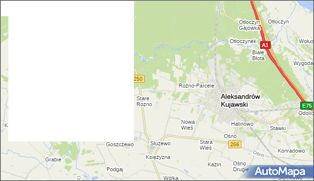 mapa Służewo-Pole, Służewo-Pole na mapie Targeo