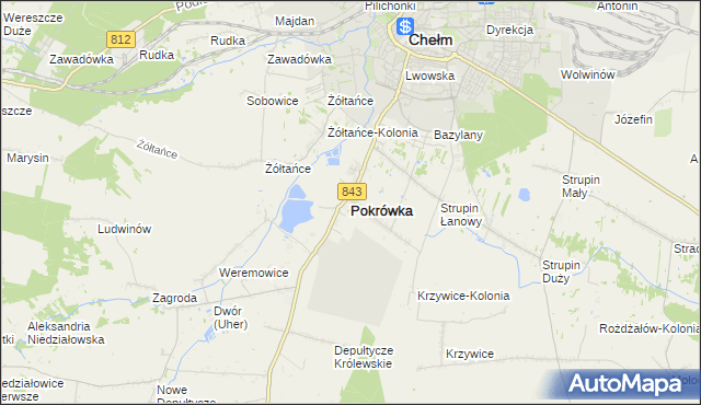 mapa Pokrówka, Pokrówka na mapie Targeo