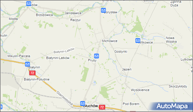 mapa Celigów, Celigów na mapie Targeo