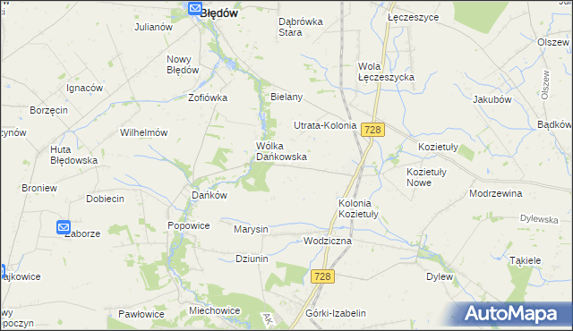 mapa Dalboszek, Dalboszek na mapie Targeo