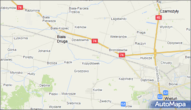mapa Kopydłów, Kopydłów na mapie Targeo
