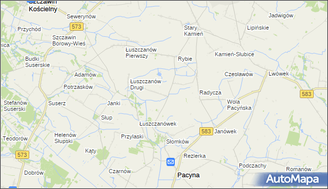 mapa Robertów, Robertów na mapie Targeo