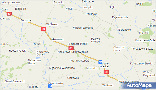 mapa Smosarz-Dobki, Smosarz-Dobki na mapie Targeo