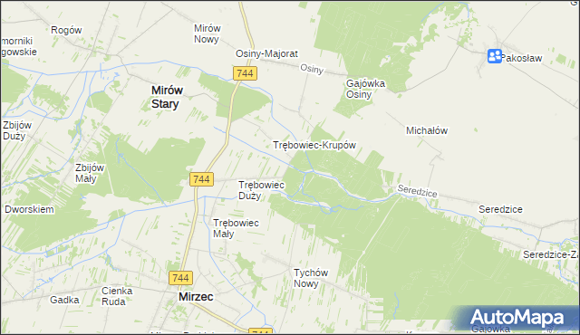 mapa Leśniczówka Niwy, Leśniczówka Niwy na mapie Targeo