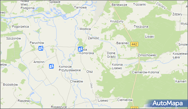 mapa Łupice gmina Pyzdry, Łupice gmina Pyzdry na mapie Targeo