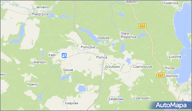 mapa Polnica, Polnica na mapie Targeo