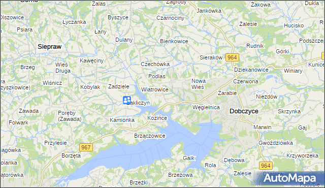 mapa Stojowice, Stojowice na mapie Targeo