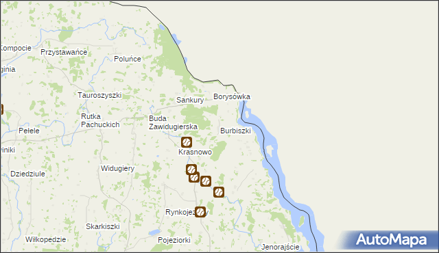 mapa Burbiszki, Burbiszki na mapie Targeo