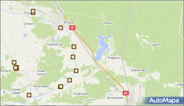 mapa Chmielniki gmina Nowa Wieś Wielka, Chmielniki gmina Nowa Wieś Wielka na mapie Targeo