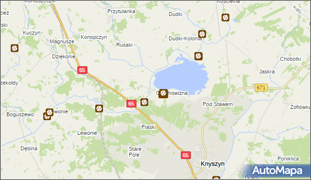 mapa Czechowizna, Czechowizna na mapie Targeo