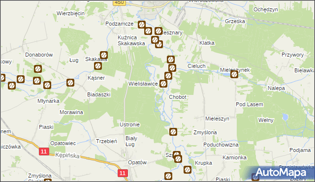 mapa Dobrygość, Dobrygość na mapie Targeo