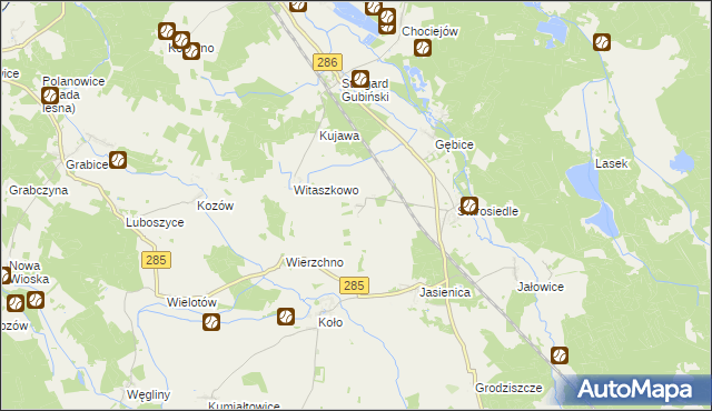 mapa Sieńsk, Sieńsk na mapie Targeo