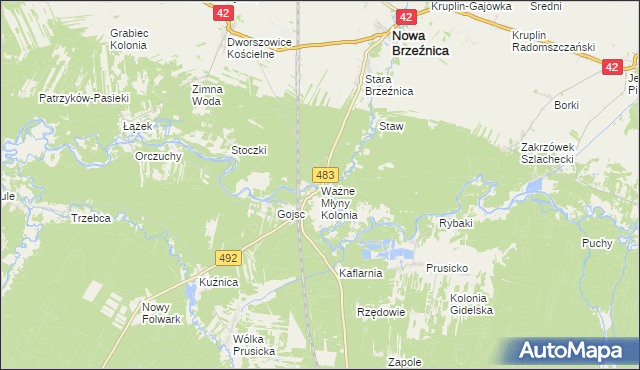 wazne mlyny mapa Smażalnia ryb   Bar w Ważne Młyny Kolonia :: Bar na mapie Targeo