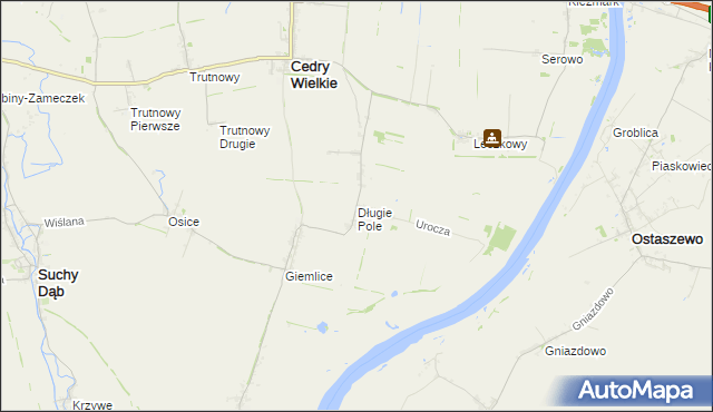 mapa Długie Pole, Długie Pole na mapie Targeo