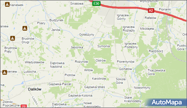 mapa Eufemia, Eufemia na mapie Targeo