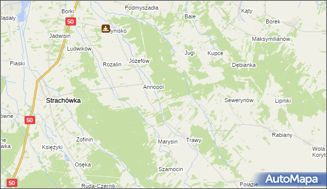mapa Nowy Świętochów, Nowy Świętochów na mapie Targeo