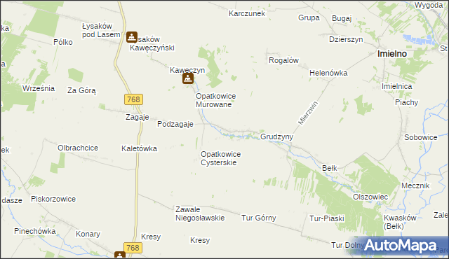 mapa Opatkowice Drewniane, Opatkowice Drewniane na mapie Targeo