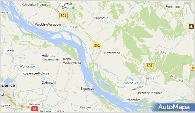 mapa Piotrowice gmina Stężyca, Piotrowice gmina Stężyca na mapie Targeo