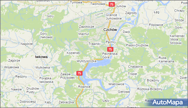 mapa Będzieszyna, Będzieszyna na mapie Targeo