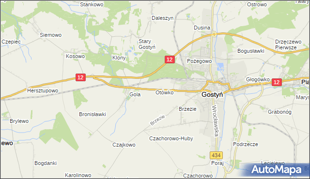 mapa Otówko, Otówko na mapie Targeo