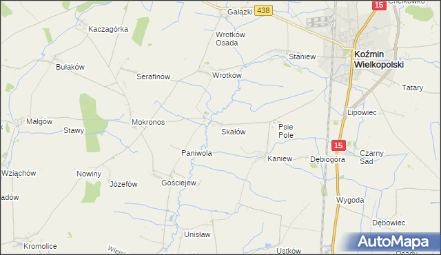 mapa Skałów, Skałów na mapie Targeo