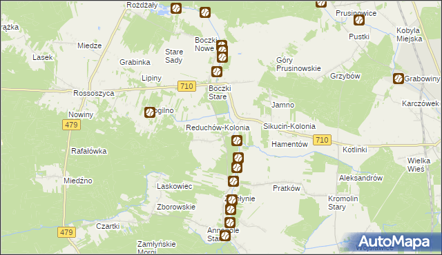 mapa Babiniec gmina Szadek, Babiniec gmina Szadek na mapie Targeo