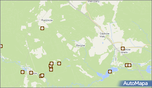 mapa Bargów, Bargów na mapie Targeo