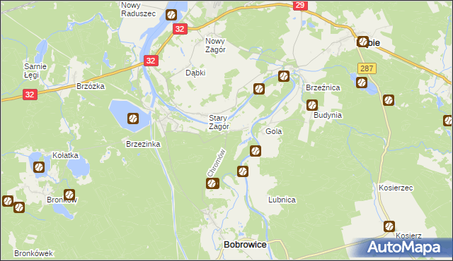 mapa Chromów, Chromów na mapie Targeo