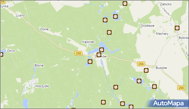 mapa Danków gmina Strzelce Krajeńskie, Danków gmina Strzelce Krajeńskie na mapie Targeo