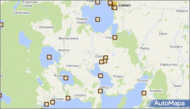 mapa Dobrzyki, Dobrzyki na mapie Targeo