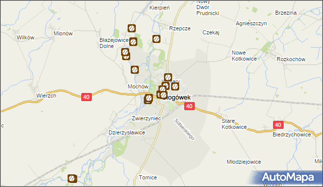 mapa Głogówek, Głogówek na mapie Targeo