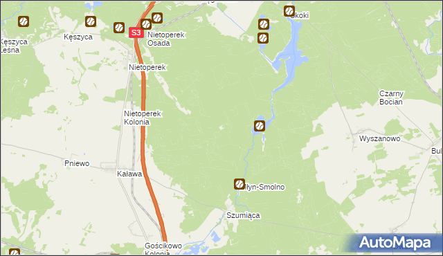mapa Kaławka, Kaławka na mapie Targeo