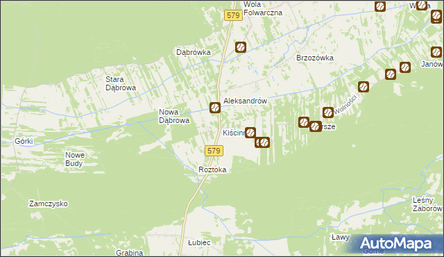 mapa Kiścinne, Kiścinne na mapie Targeo