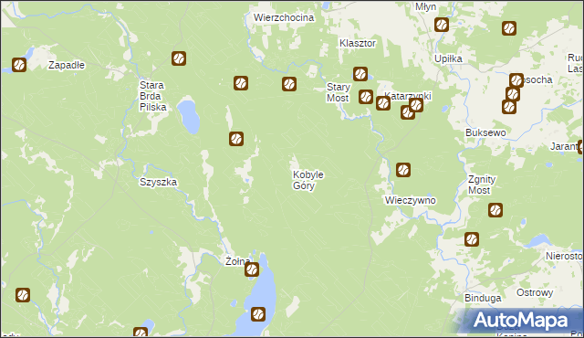 mapa Kobyle Góry, Kobyle Góry na mapie Targeo