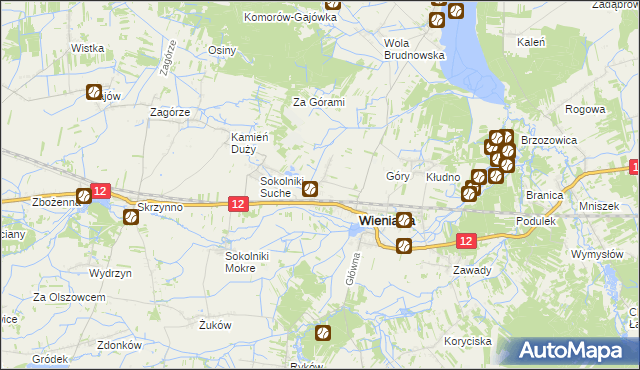 mapa Kochanów Wieniawski, Kochanów Wieniawski na mapie Targeo