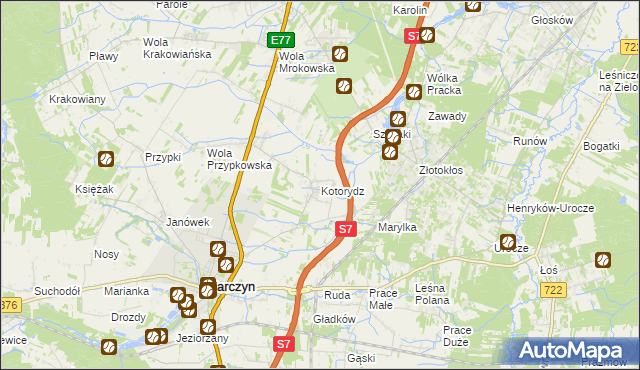mapa Kotorydz, Kotorydz na mapie Targeo