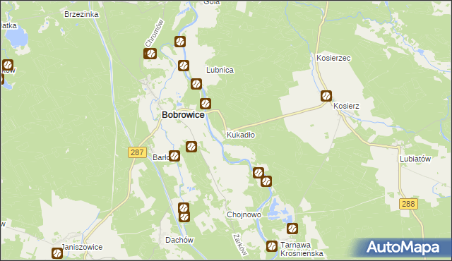 mapa Kukadło, Kukadło na mapie Targeo