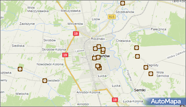 mapa Lubartów, Lubartów na mapie Targeo