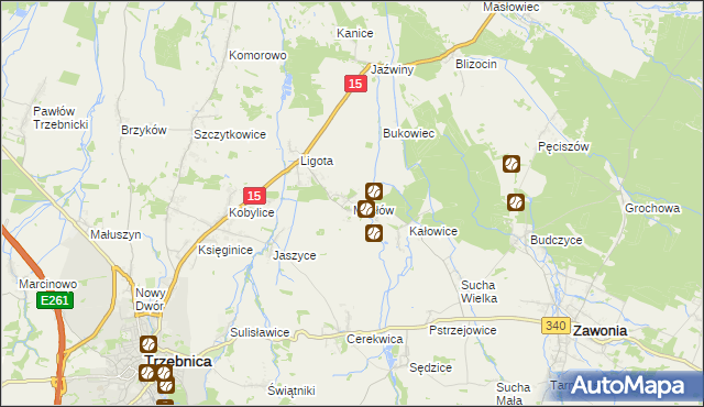 mapa Masłów, Masłów na mapie Targeo