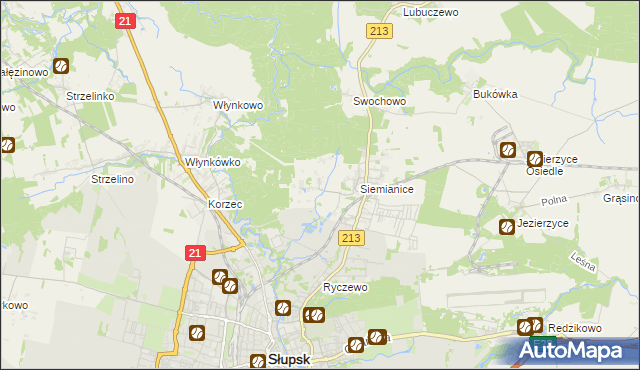 mapa Niewierowo, Niewierowo na mapie Targeo
