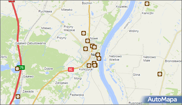 mapa Nowe powiat świecki, Nowe powiat świecki na mapie Targeo